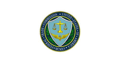 Circular FTC logo / seal, against a white background.