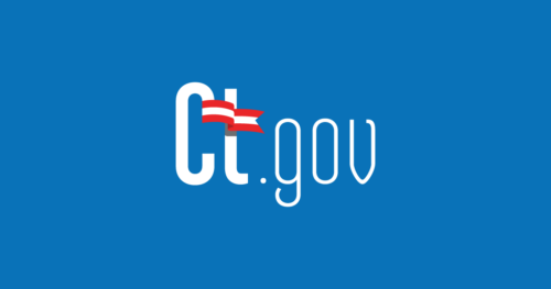 Image from the official state website of Connecticut. Text reads 