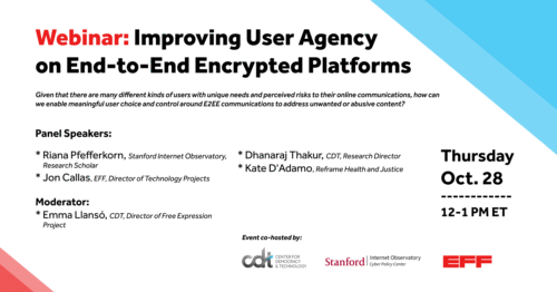 This is a graphic for a webinar, entitled 