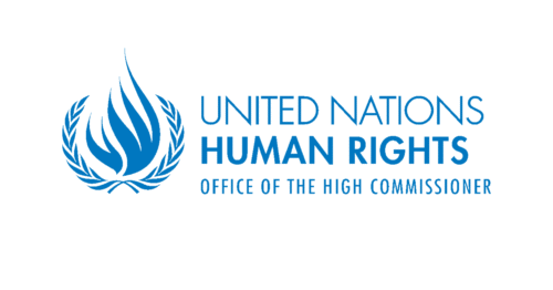 Logo of the Office of the United Nations High Commissioner for Human Rights, in light blue against a white background.