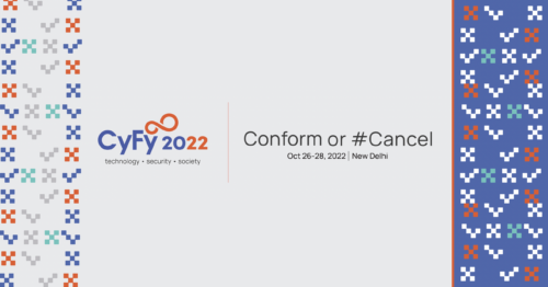 Graphic for ORF's event, entitled CyFy 2022. 