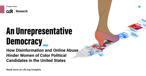 Graphic for a CDT report, entitled 