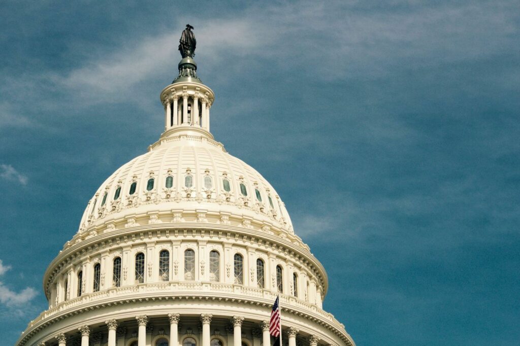 Image of the exterior of the United States Capitol building