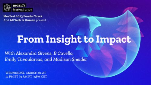 Logo for Mozilla Fest: From Insight to Impact