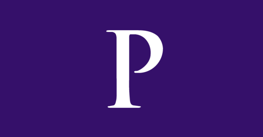 The Chronicle of Philanthropy logo, with a dark purple background.