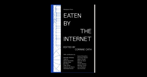 Graphic for the cover of a book, entitled 