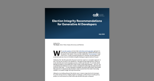 CDT Brief, entitled 