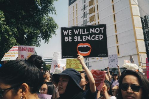 My body my choice sign.