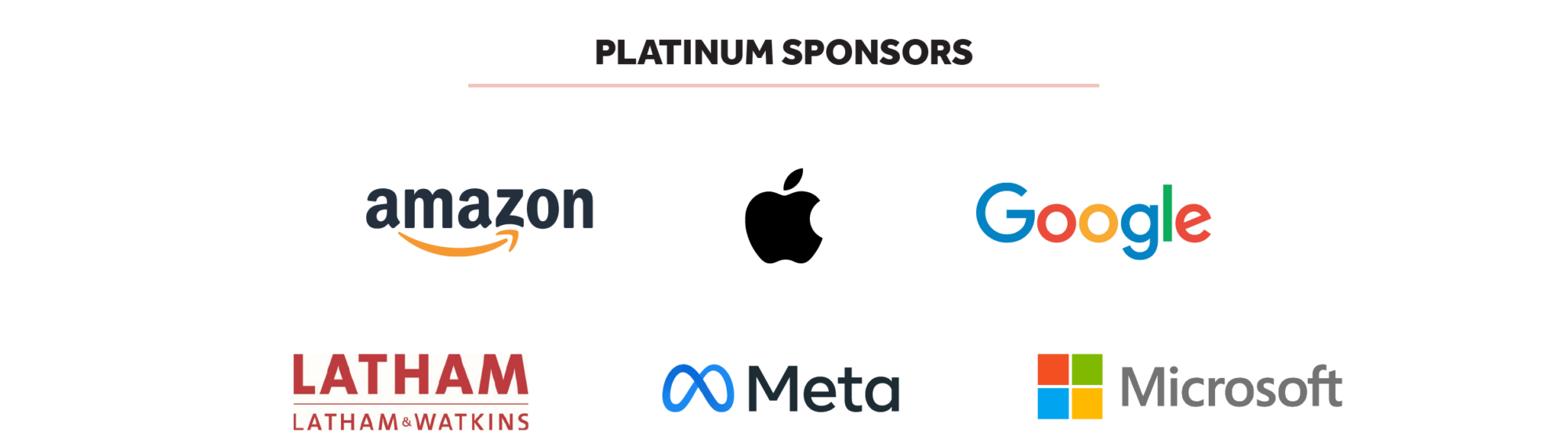 These are CDT's Platinum level sponsors for our 2024 Tech Prom. Image includes various logos.