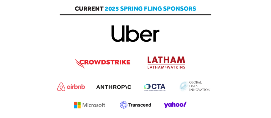 These are CDT's sponsors for our 2025 Spring Fling event. Image includes various logos on a white background.