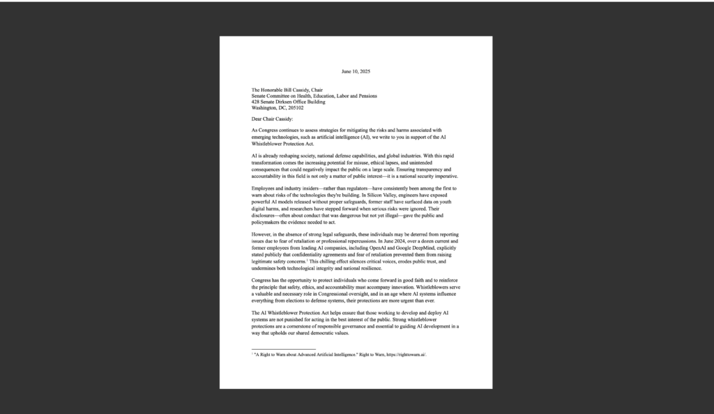 white document on black background