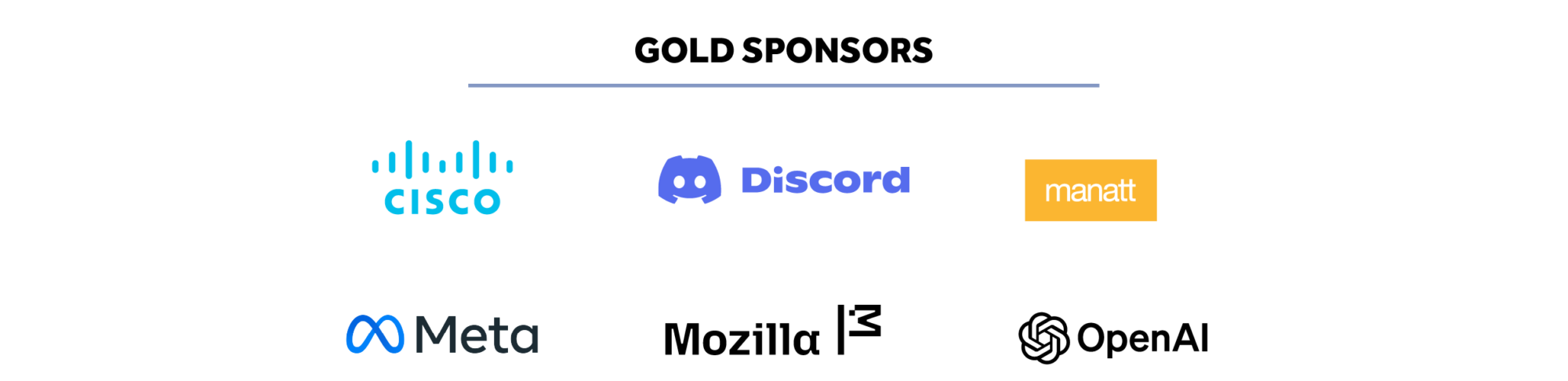These are CDT's Gold level sponsors for our 2025 Tech Prom. Image includes various logos.