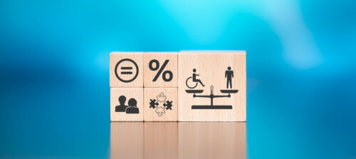 Disability rights iconography.
