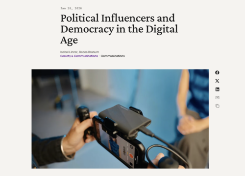 Political Influencers in the Age of Democracy