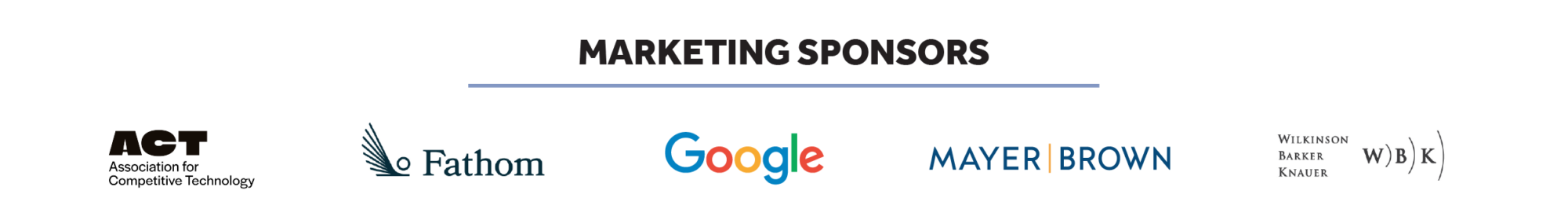 These are CDT's Marketing level sponsors for our 2026 Tech Prom. Image includes various logos.