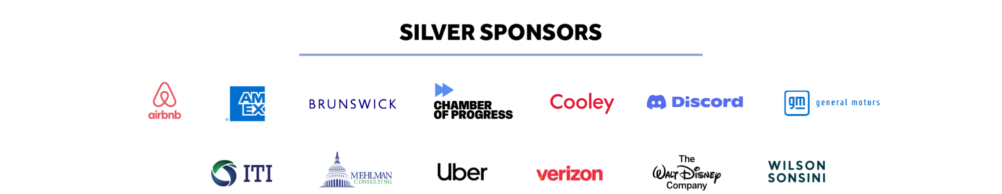 These are CDT's Silver level sponsors for our 2026 Tech Prom. Image includes various logos.