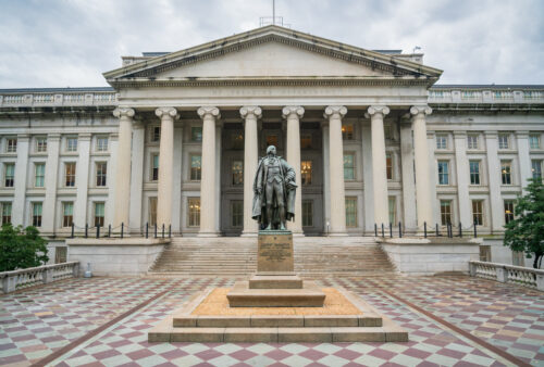 Image of the U.S Treasury.