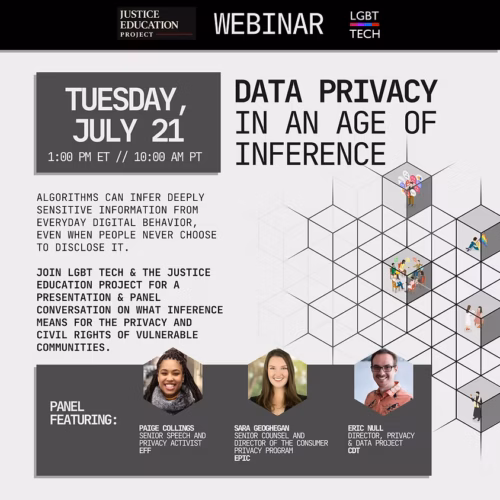 Promotional graphic for a webinar titled 