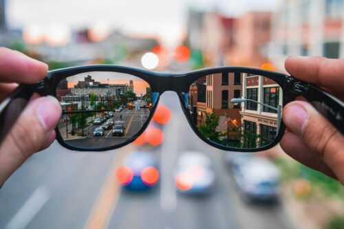 Meta smart glasses.