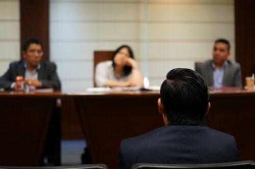 Courtroom interrogation