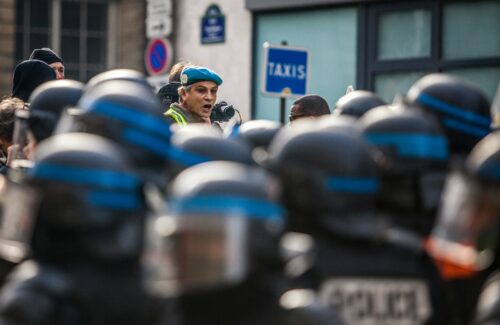 Group of police officers.
